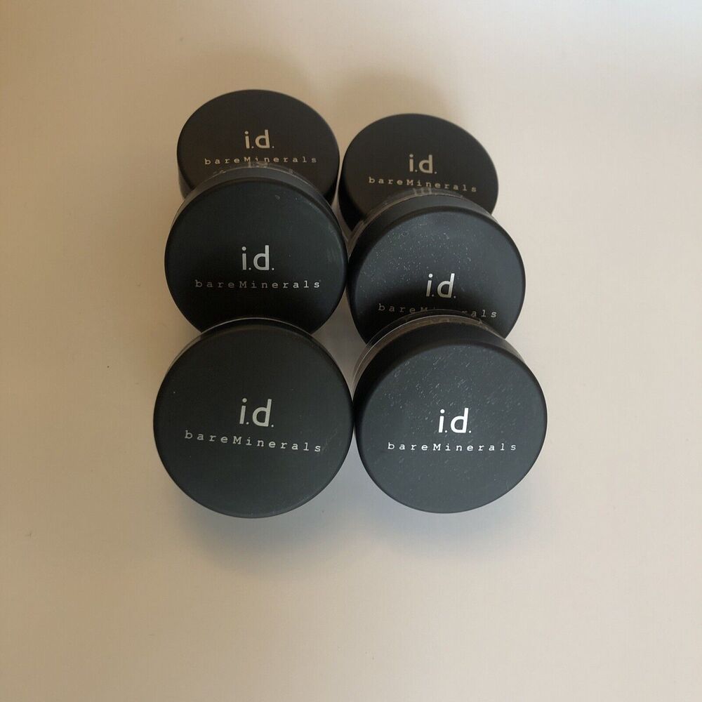 6-Pack bareMinerals I.D. Eyeshadow, Faux Fox, .02 oz each, Sealed, Travel Size